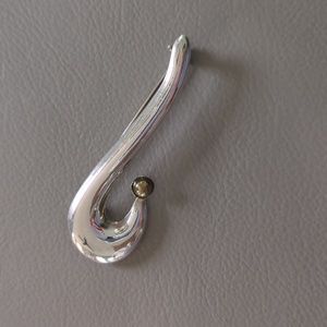 Vintage Mexico Sterling Two Tone Brooch